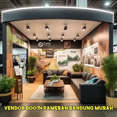 vendor booth pameran bandung murah